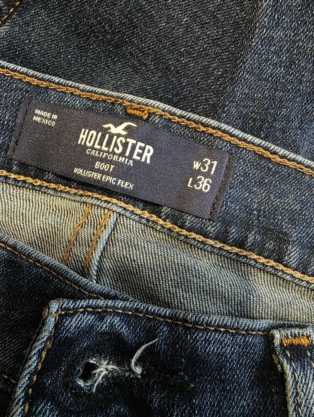 Mens Hollister Jeans 31x36